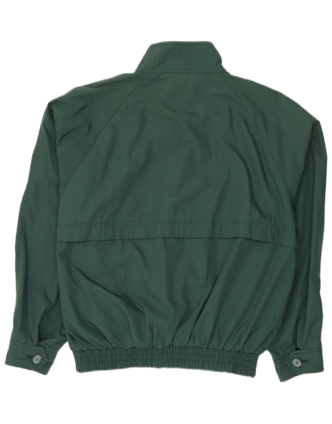Jachetă reversibilă vintage pentru bărbați UK 38 Poliester verde mediu