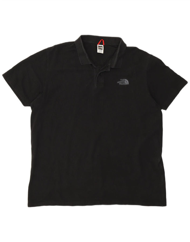 Tricou polo pentru bărbați The North Face 2XL, bumbac negru