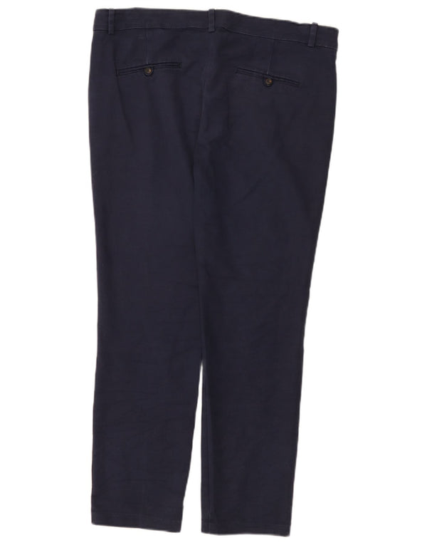 Pantaloni chino slim pentru femei Zara EU 40 Medium W30 L26 Bleumarin