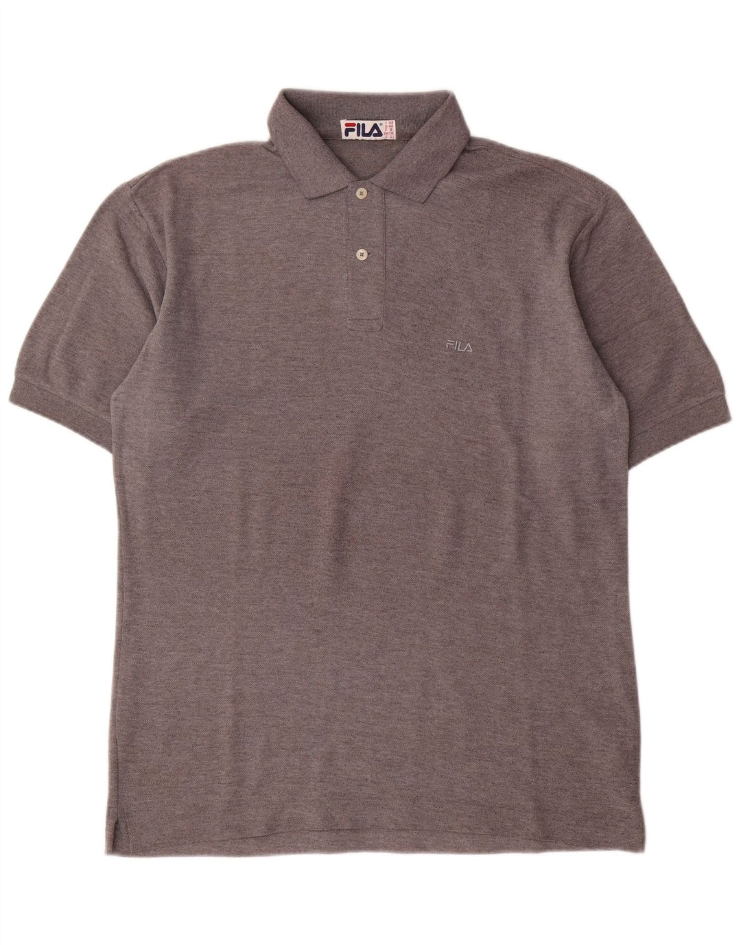 Tricou Polo Fila Bărbați IT 48 Bumbac Gri Mediu