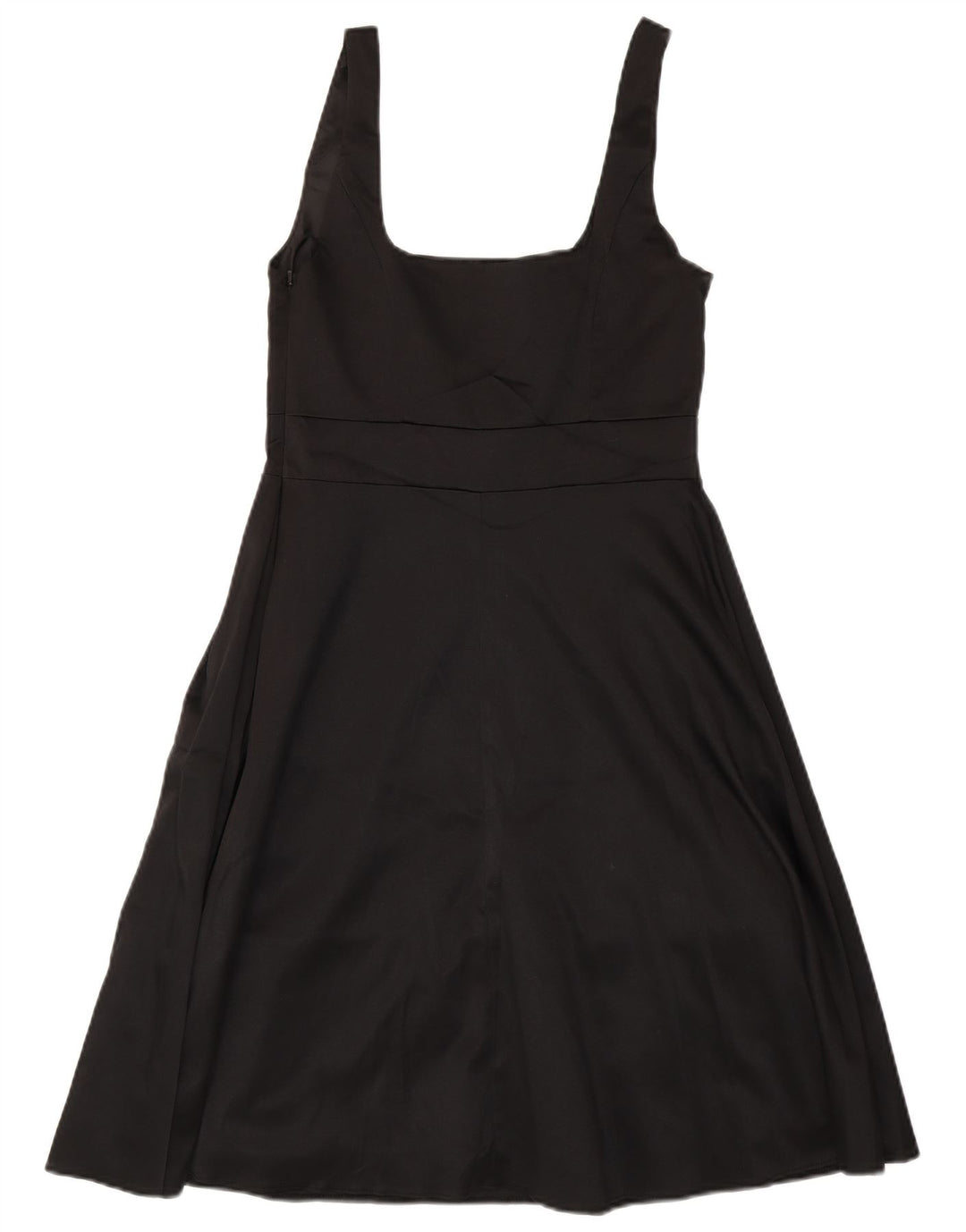 DEBUT Womens Sleeveless A-Line Dress UK 10 Small Black Polyester Vintage Debut and Second-Hand Debut from Messina Hembry 