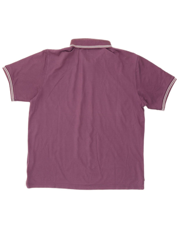 Tricou polo pentru bărbați Champion Easy Fit XL, mov, bumbac