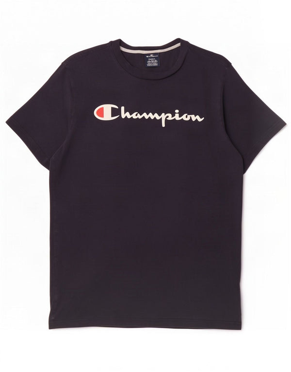 Tricou grafic pentru bărbați Champion Top mic din bumbac bleumarin