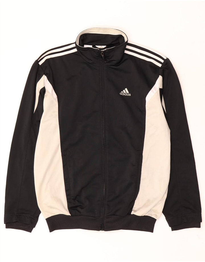Jachetă de trening pentru bărbați Adidas UK 38/40 Medium Black Colorblock