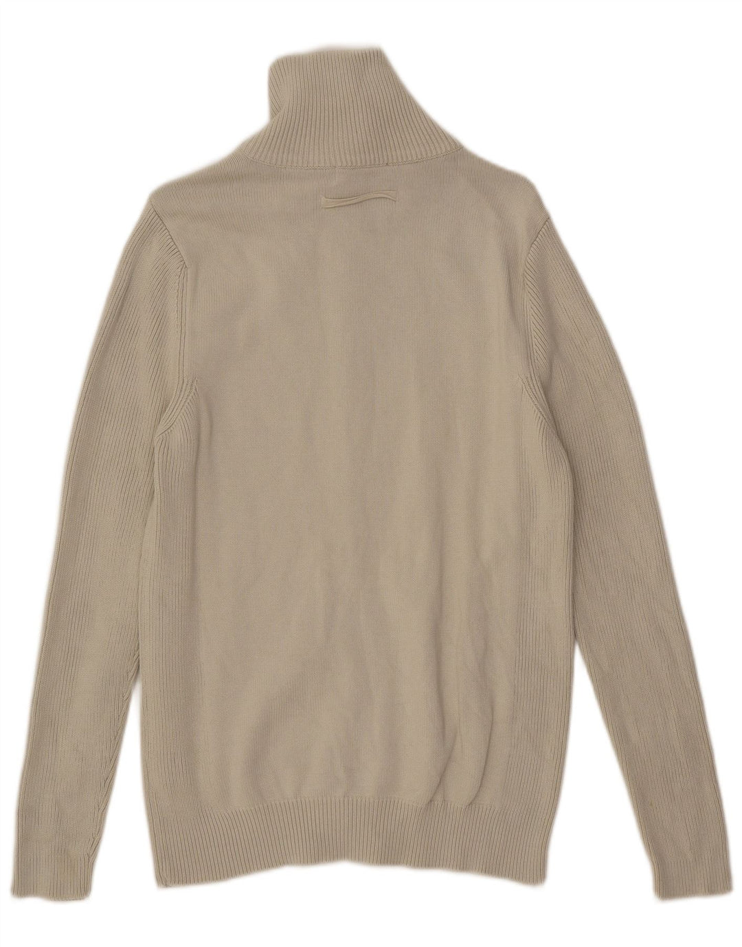 Pulover cardigan pentru bărbați Zara XL din bumbac alb