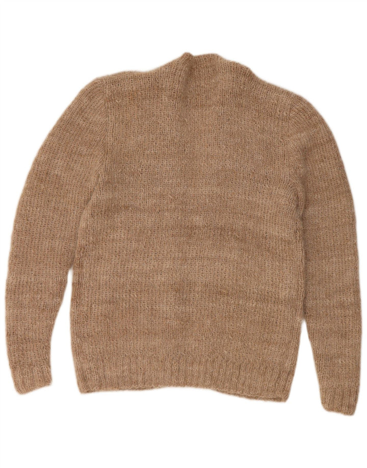 Pulover cardigan deschis pentru femei VINTAGE UK 14 mare bej