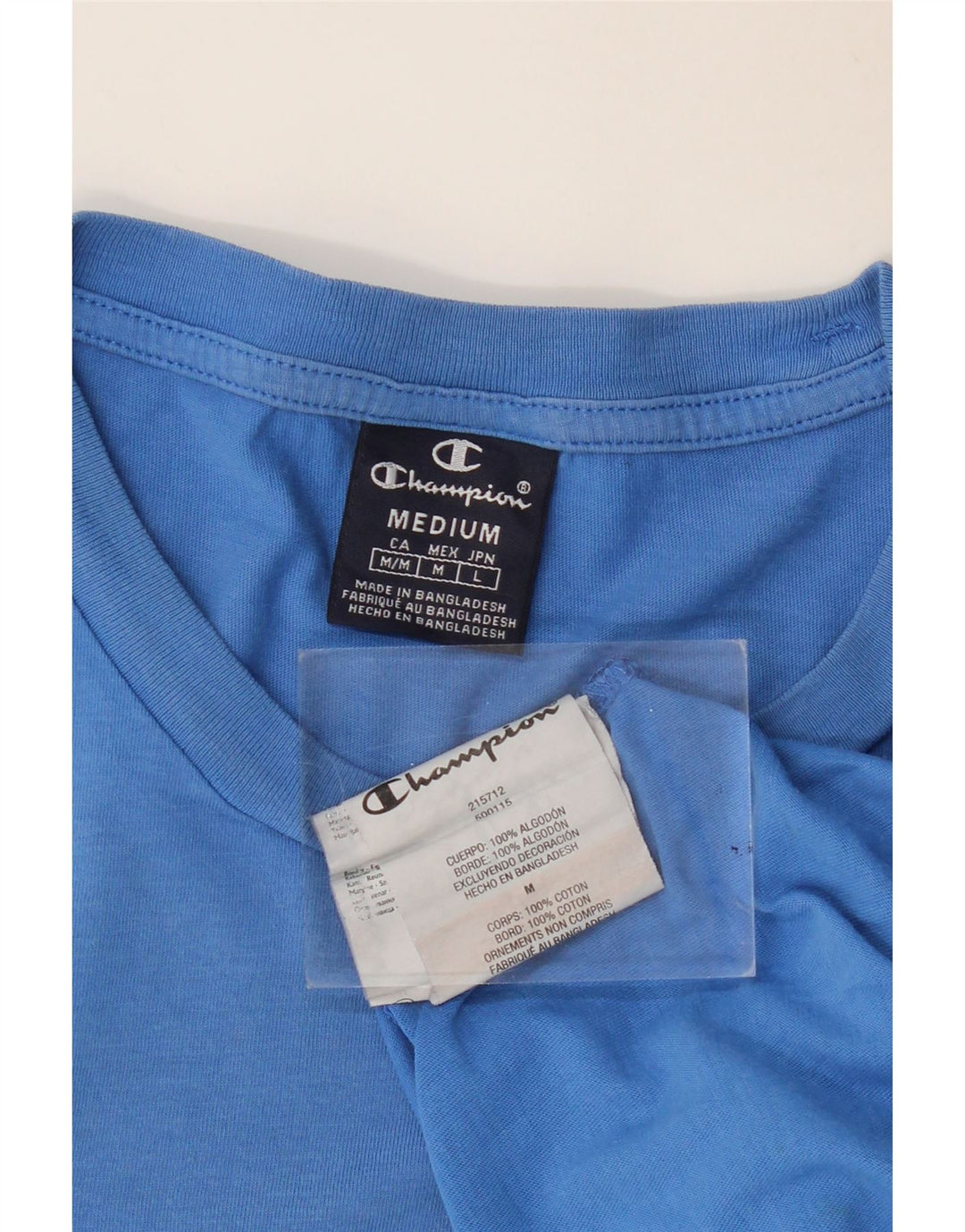 Tricou Bărbați CHAMPION Top Medium Blue Bumbac