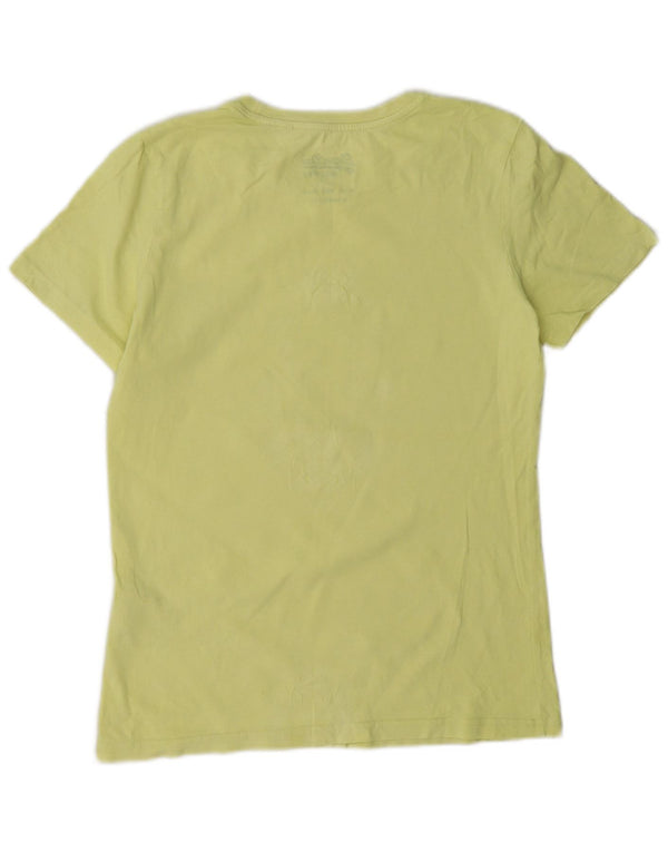 Tricou grafic Superdry pentru femei Top UK 8 Small Green Bumbac