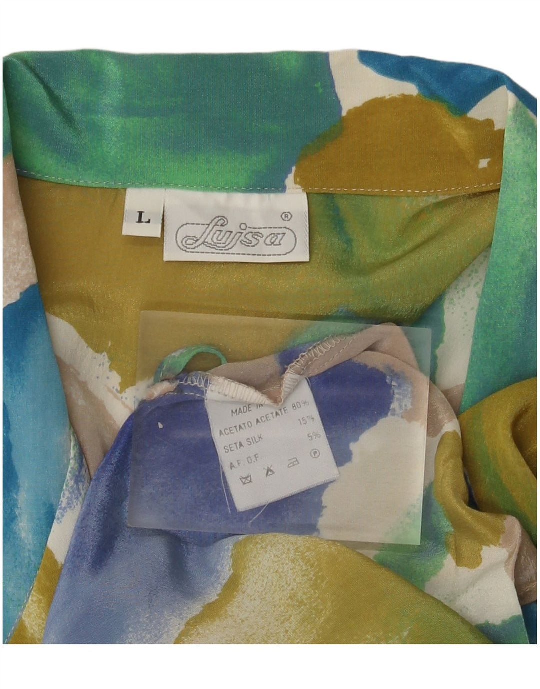 Top cardigan vintage pentru femei UK 16, mare, multicolor