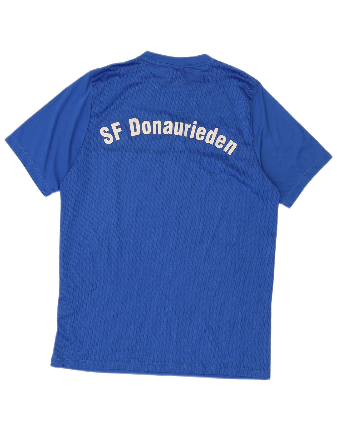 Tricou grafic Nike Dri Fit pentru bărbați Top mare, albastru, poliester color bloc