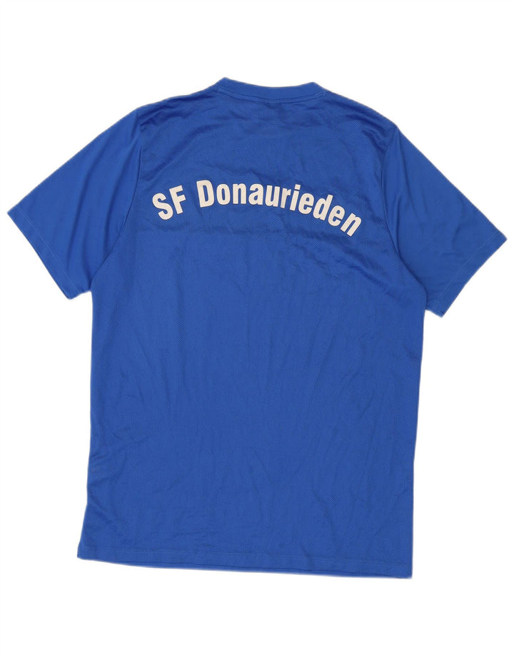Tricou grafic Nike Dri Fit pentru bărbați Top mare, albastru, poliester color bloc