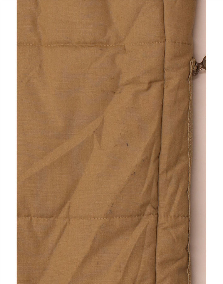 Palton căptușit pentru bărbați vintage UK 36 Poliester Bej mic