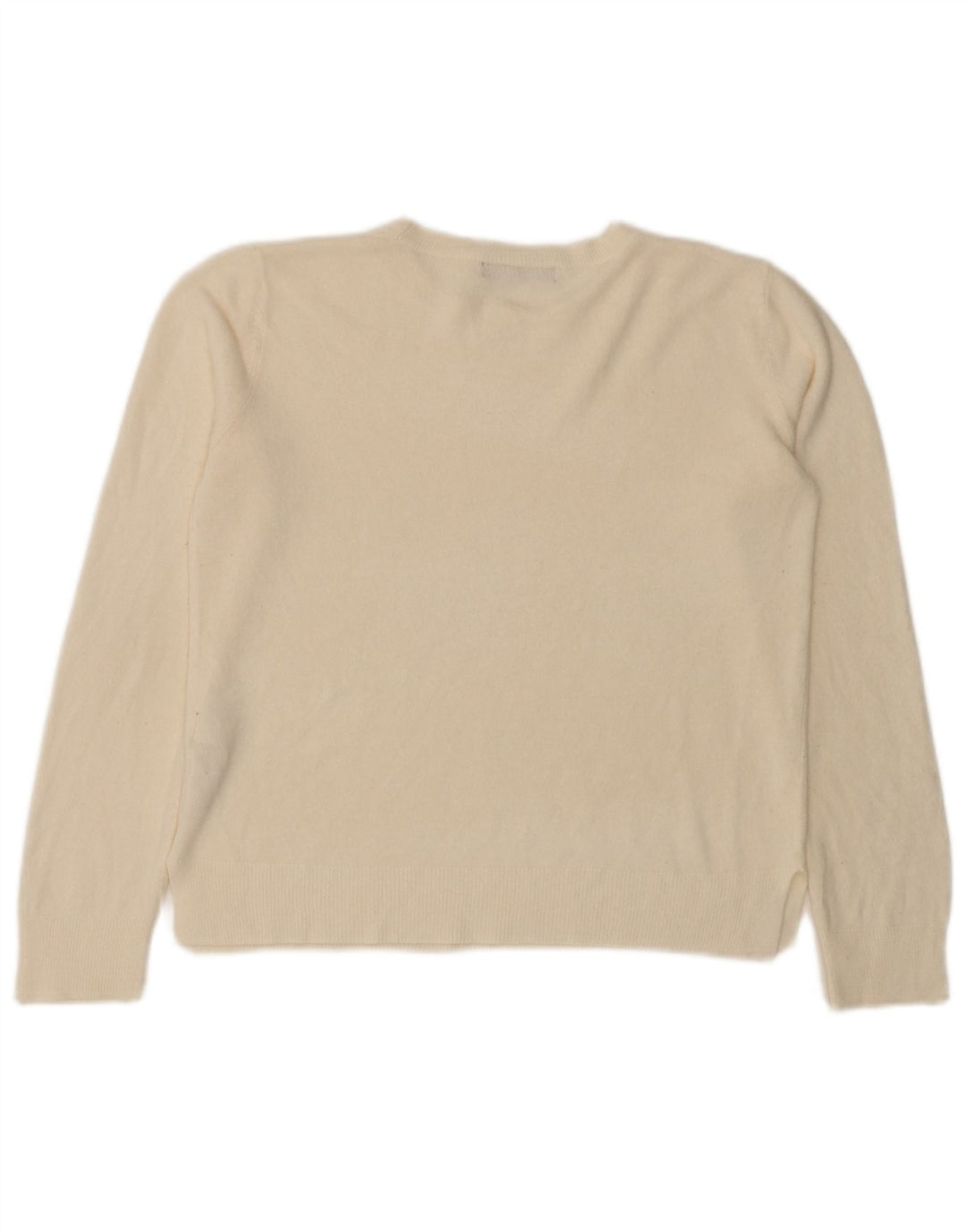 Pulover pentru femei Marks & Spencer cu decolteu triplu UK 14 Medium Off White