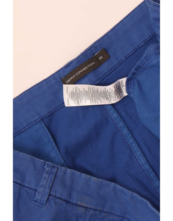 Pantaloni scurți chino pentru bărbați French Connection W48 4XL Bumbac albastru