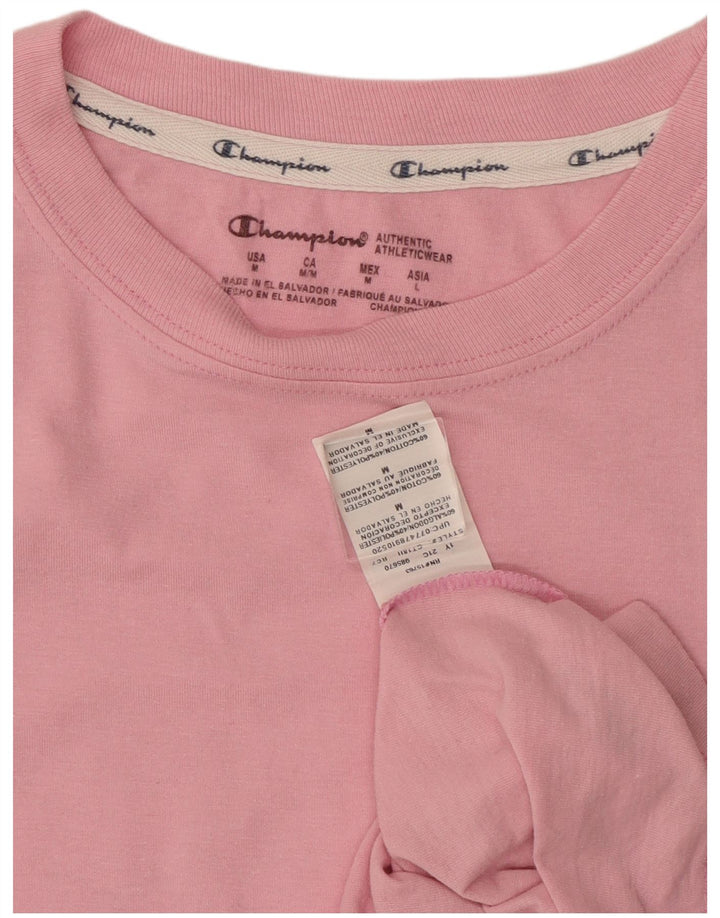 Tricou Champion pentru femei Top UK 12 Medium Pink Bumbac