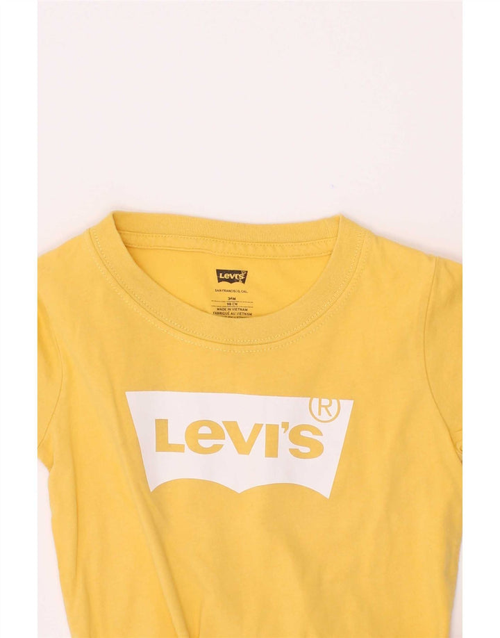 Tricou grafic Levi's pentru baieti Top 2-3 ani galben