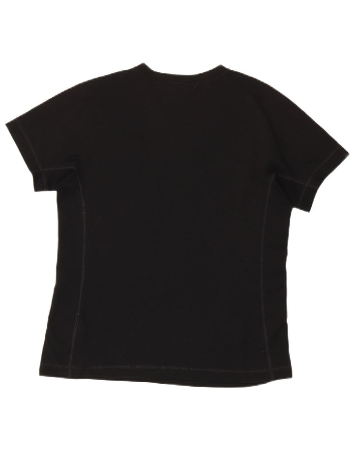 Tricou Fjall Raven pentru femei Top UK 12 Poliester mediu negru