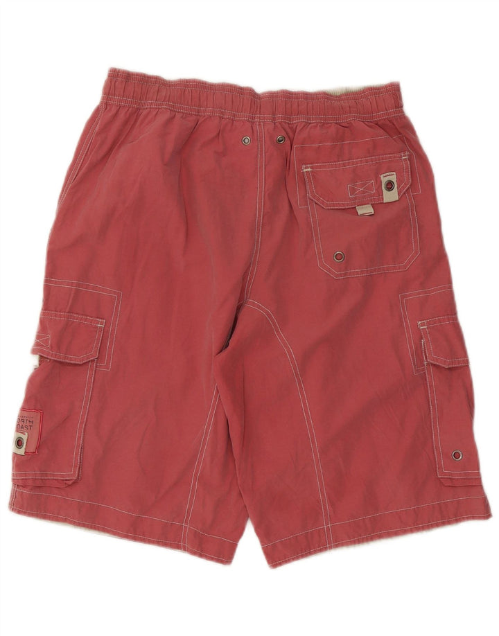 Pantaloni scurți de înot pentru bărbați Marks & Spencer, bumbac roșu mediu