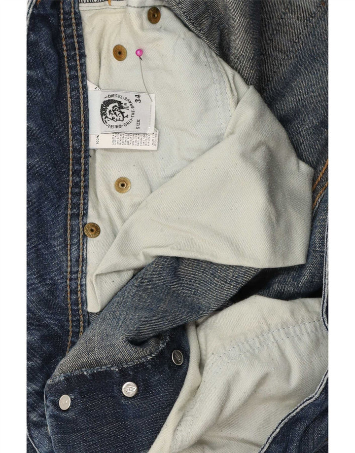 Jeans Bootcut pentru bărbați Diesel W34 L32 Bumbac albastru