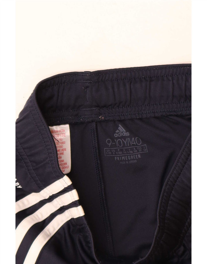 Pantaloni scurți sport pentru băieți Adidas 9-10 ani poliester bleumarin