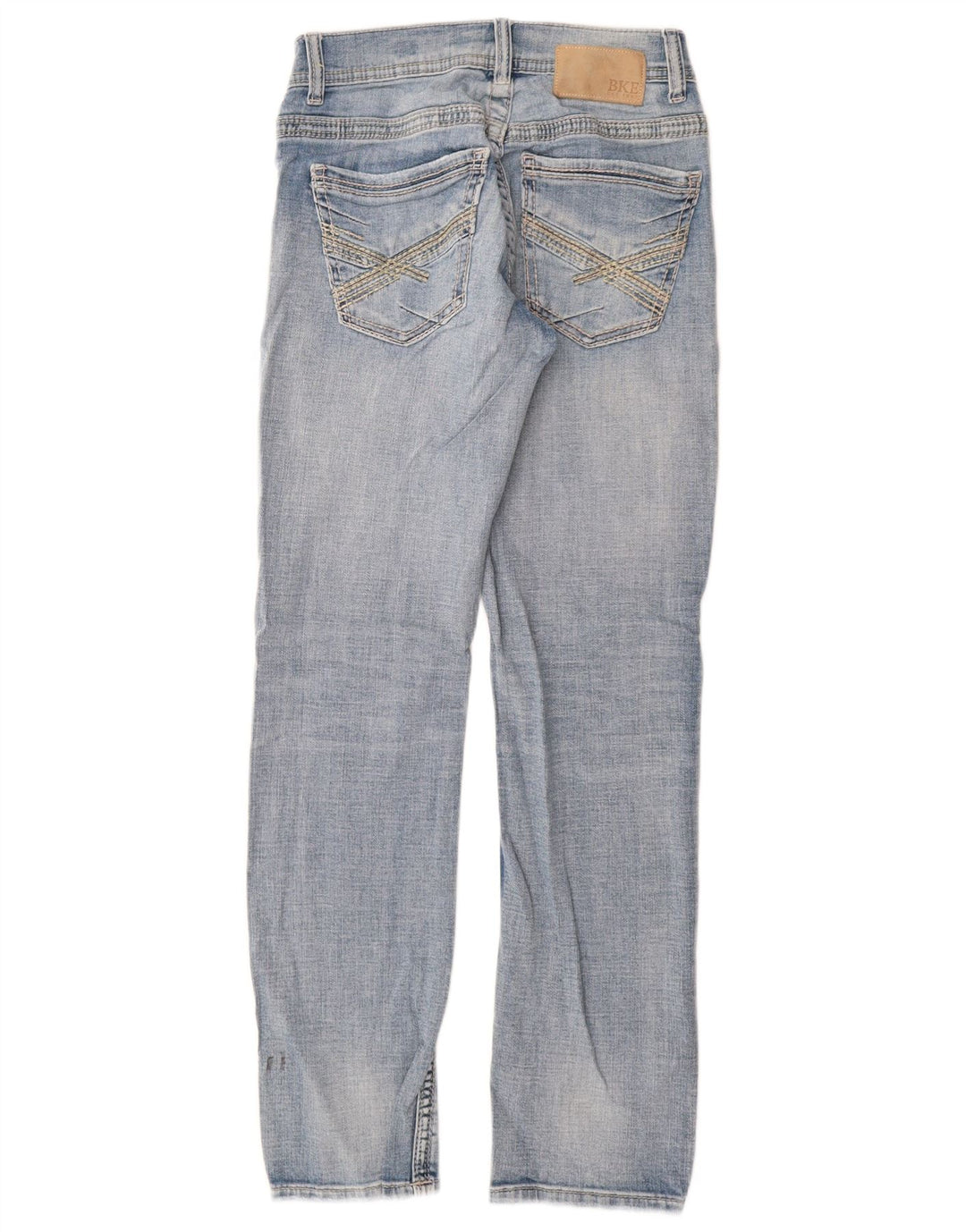 Blugi BKE Alec drepte pentru femei W27 L30 bumbac albastru