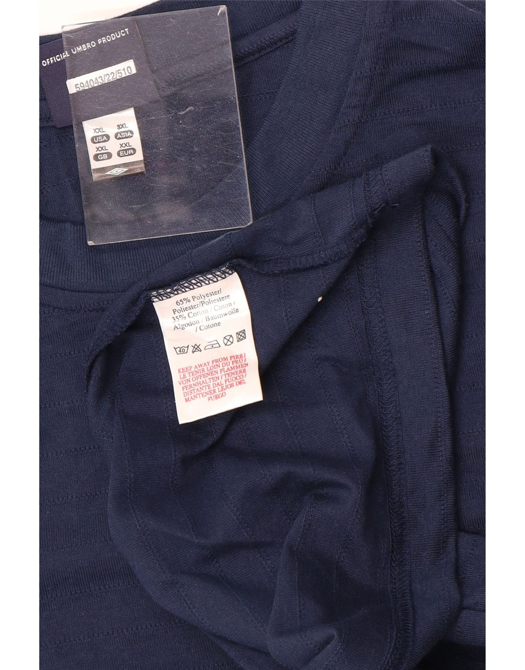 UMBRO Tricou Bărbați Top 2XL Bumbac Bleumarin