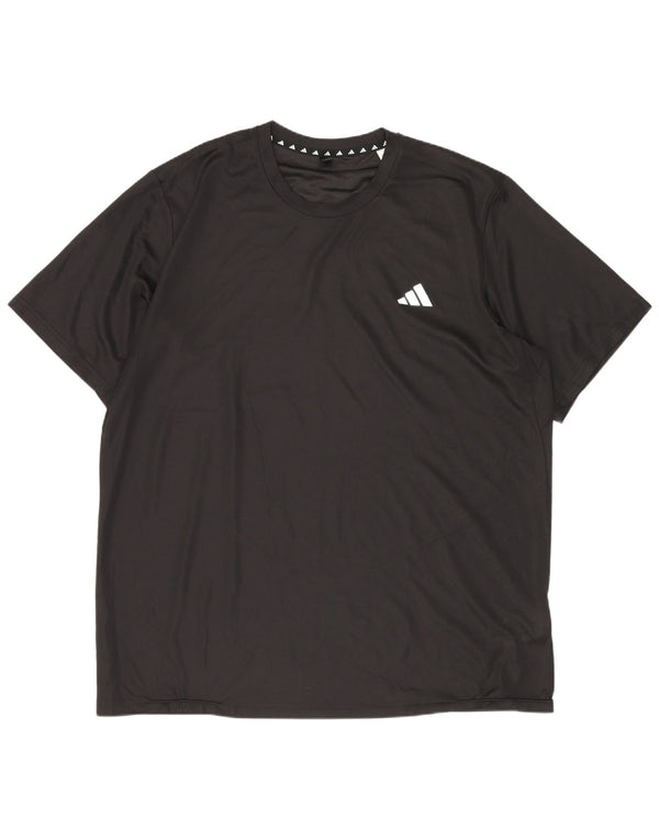 Tricou pentru bărbați Adidas Aeroready Top XL Poliester negru