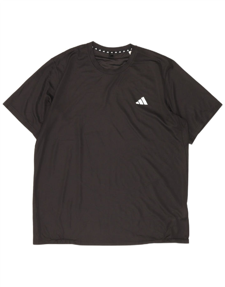 Tricou pentru bărbați Adidas Aeroready Top XL Poliester negru