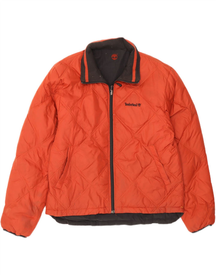 Jachetă căptușită reversibilă pentru bărbați Timberland UK 40 mare nailon portocaliu