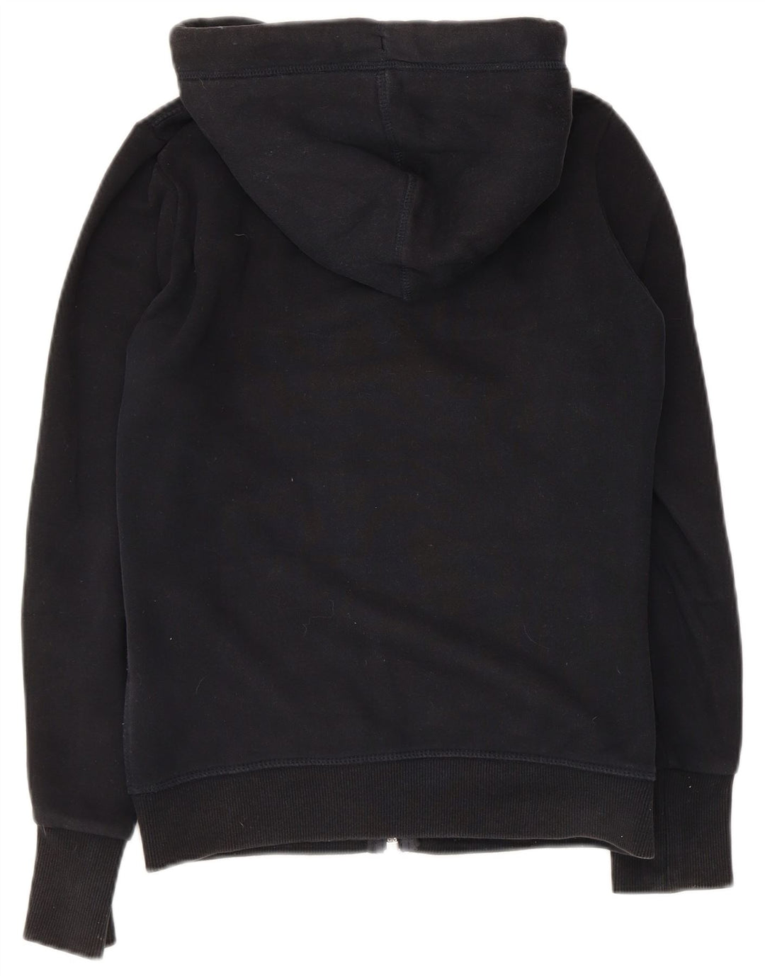 Pulover Superdry pentru femei cu fermoar, UK 8, bumbac negru