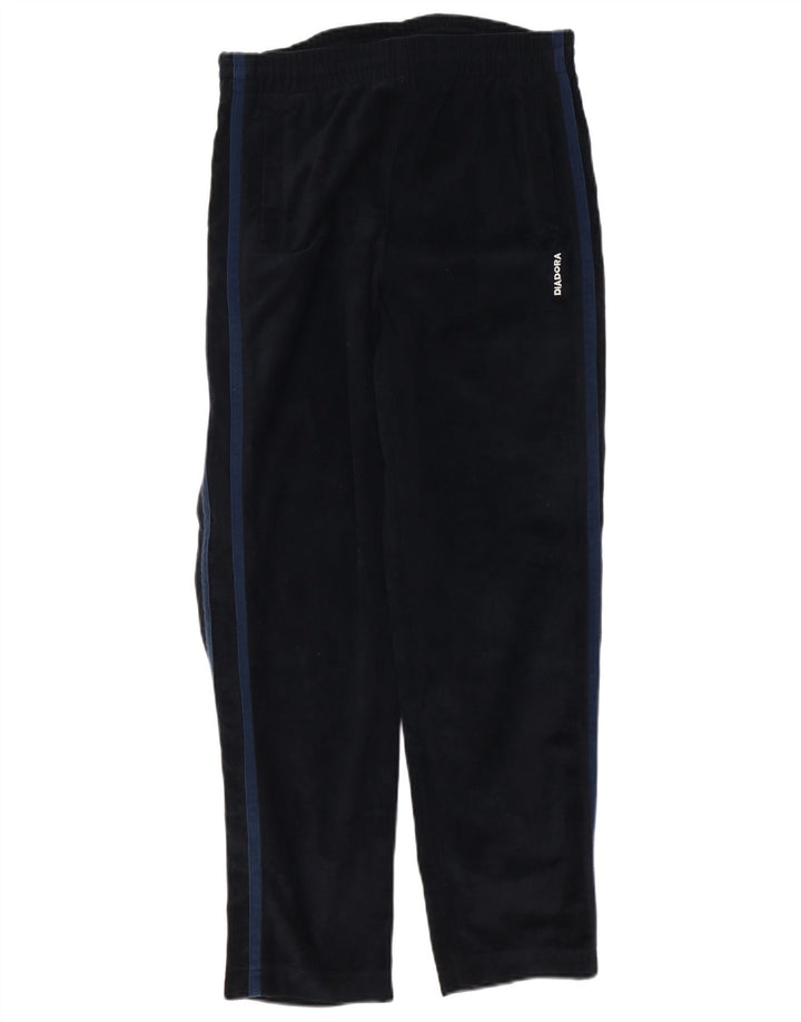 Pantaloni de trening Diadora pentru bărbați, mari, negru, poliester
