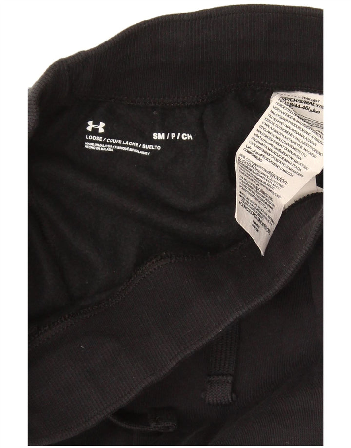 Pantaloni scurți sport Under Armour pentru bărbați, bumbac negru mic