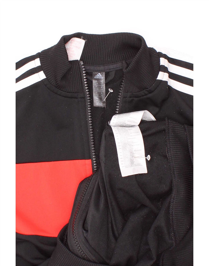 Jachetă de trening pentru băieți Adidas 9-10 ani, negru, poliester