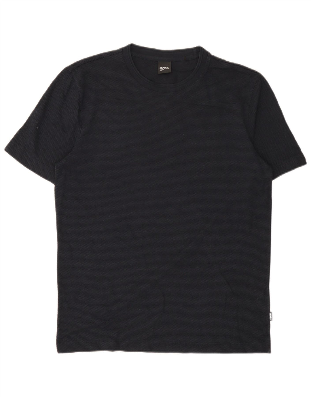 Tricou pentru bărbați Hugo Boss Top mediu din bumbac bleumarin