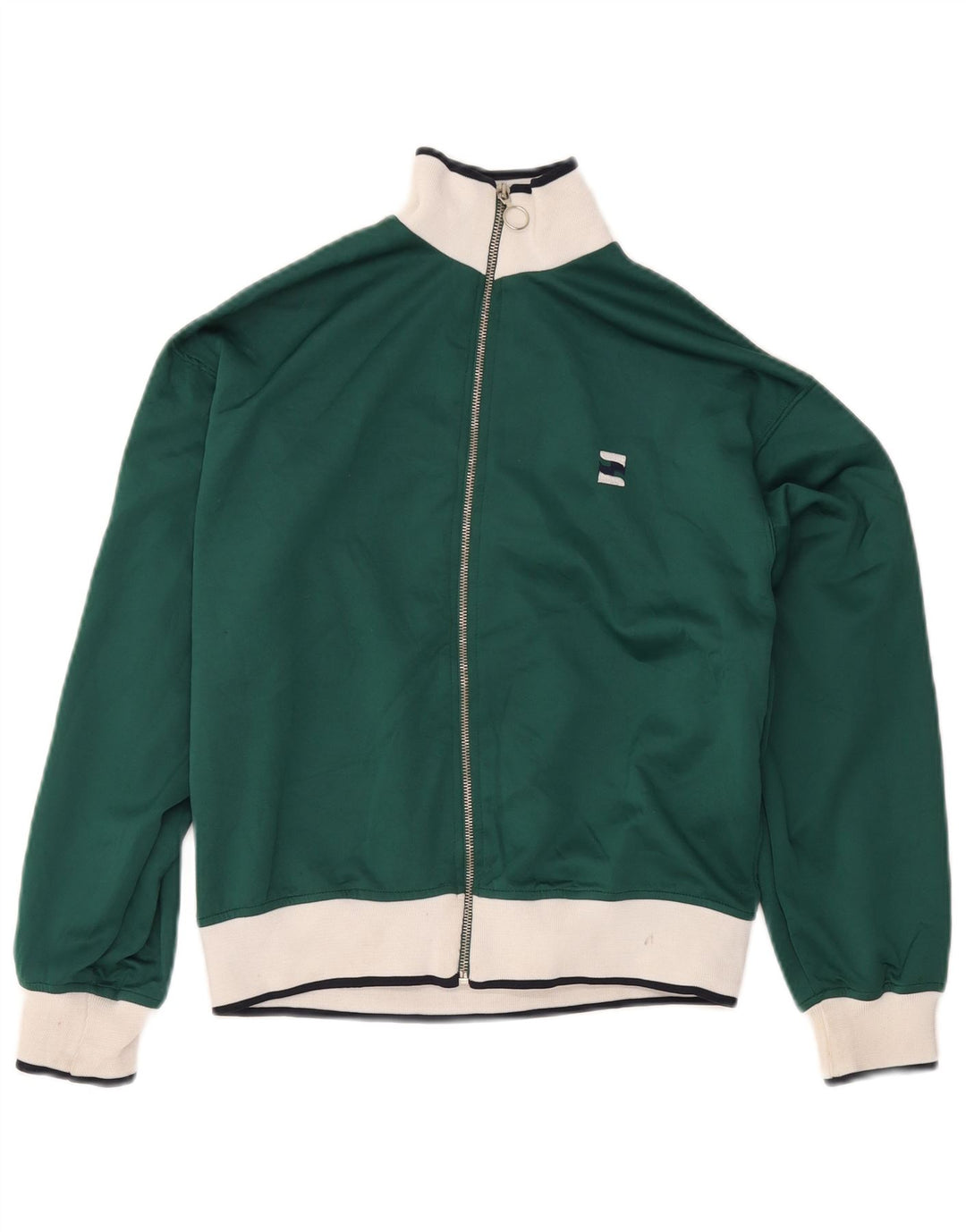 Jachetă de trening pentru femei Zara UK 10, verde, poliester color bloc