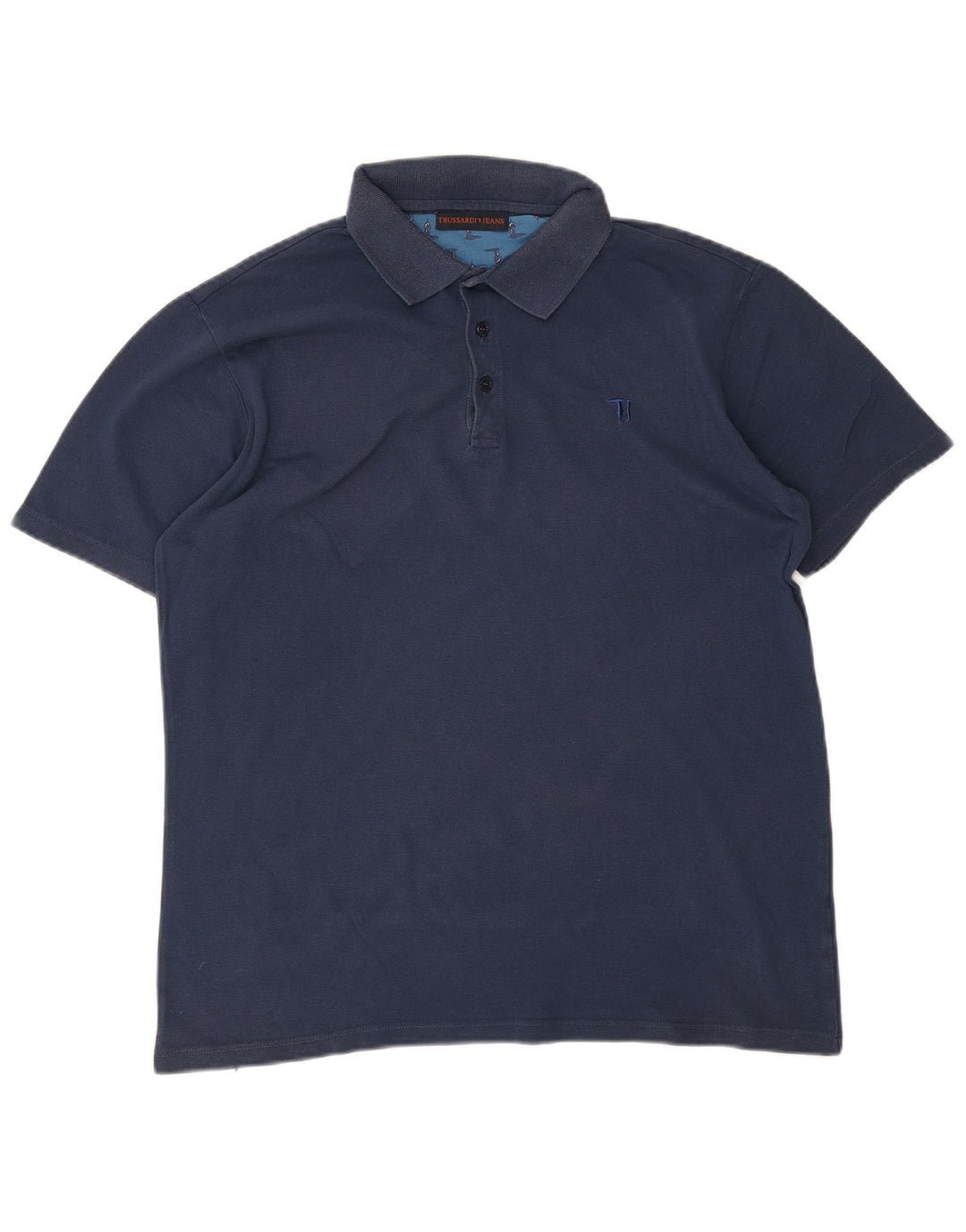 Tricou polo pentru bărbați Trussardi Jeans, mare bleumarin