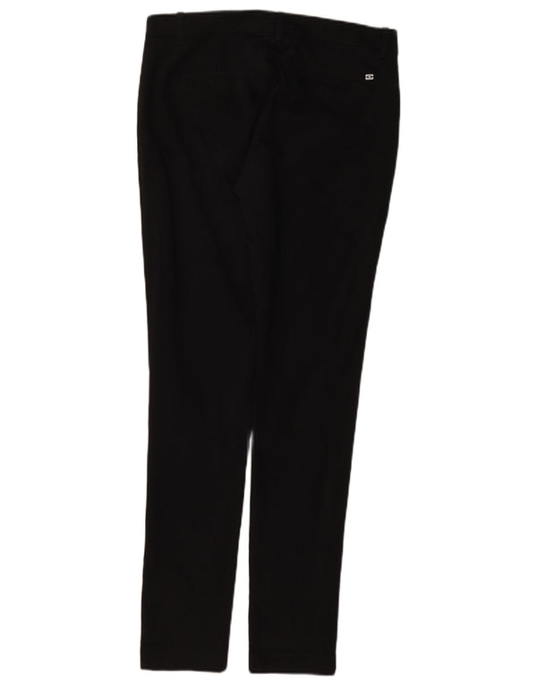 Pantaloni casual slim pentru femei Tommy Hilfiger US 8 Medium W30 L31 Bumbac negru