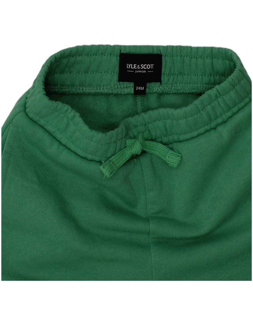 Pantaloni de trening Lyle & Scott pentru fetite 18-24 luni bumbac verde