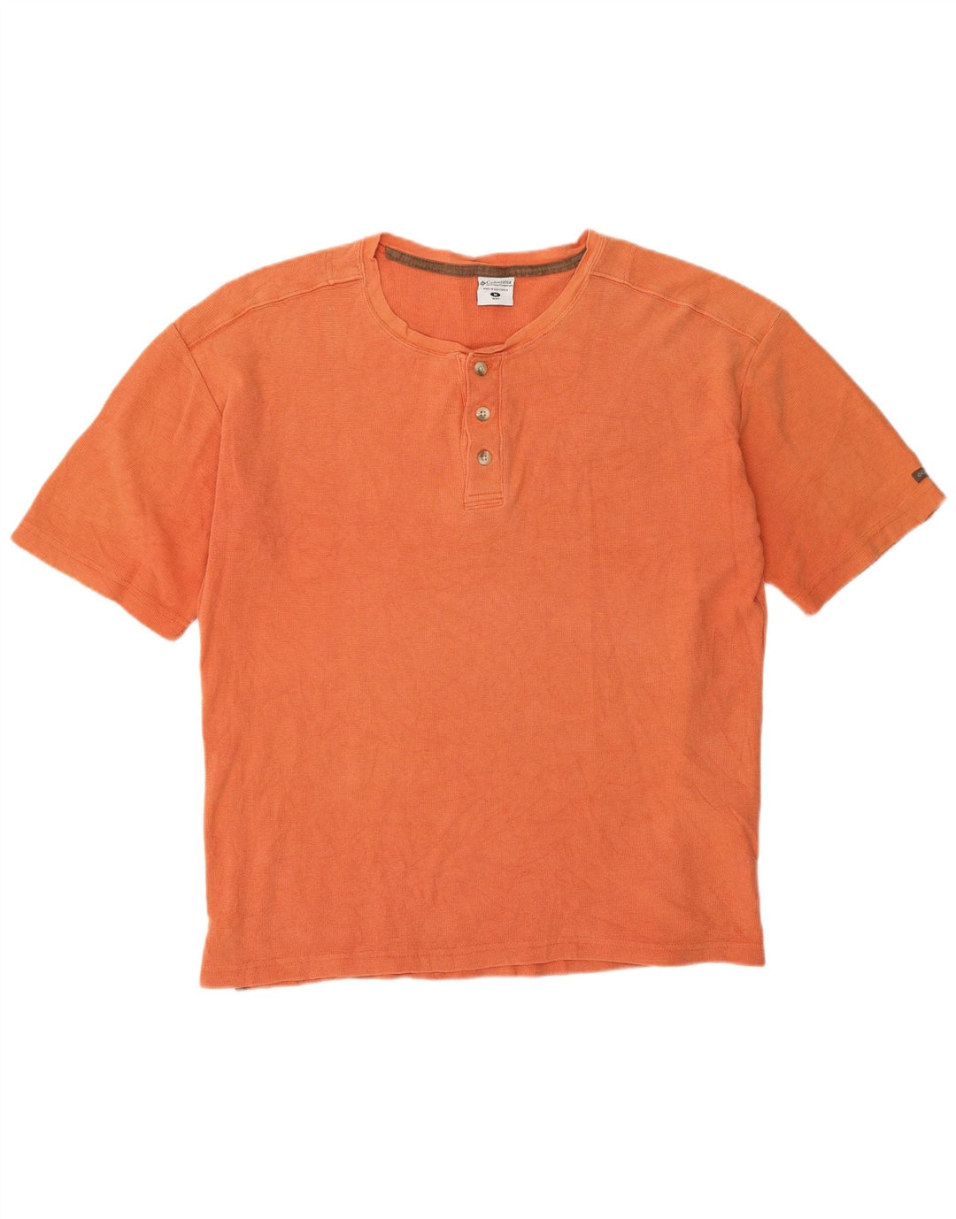 Tricou pentru bărbați Columbia Regular Top din bumbac portocaliu mediu
