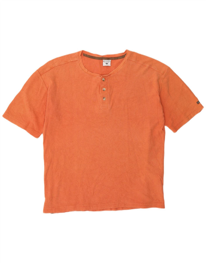 Tricou pentru bărbați Columbia Regular Top din bumbac portocaliu mediu