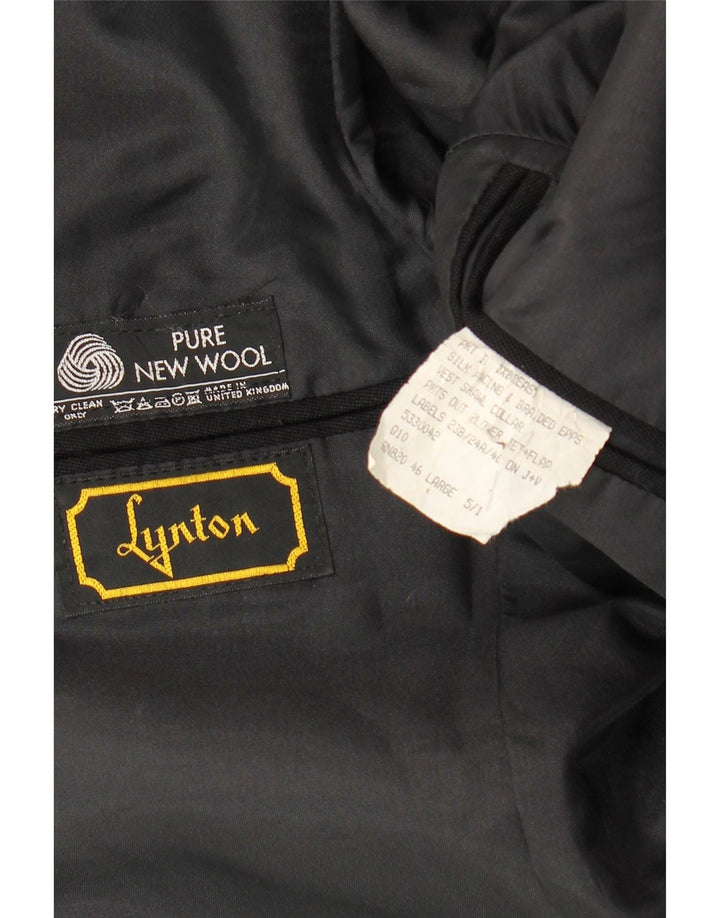 Jachetă Blazer pentru femei IT 46 Lână neagră mare, neagră