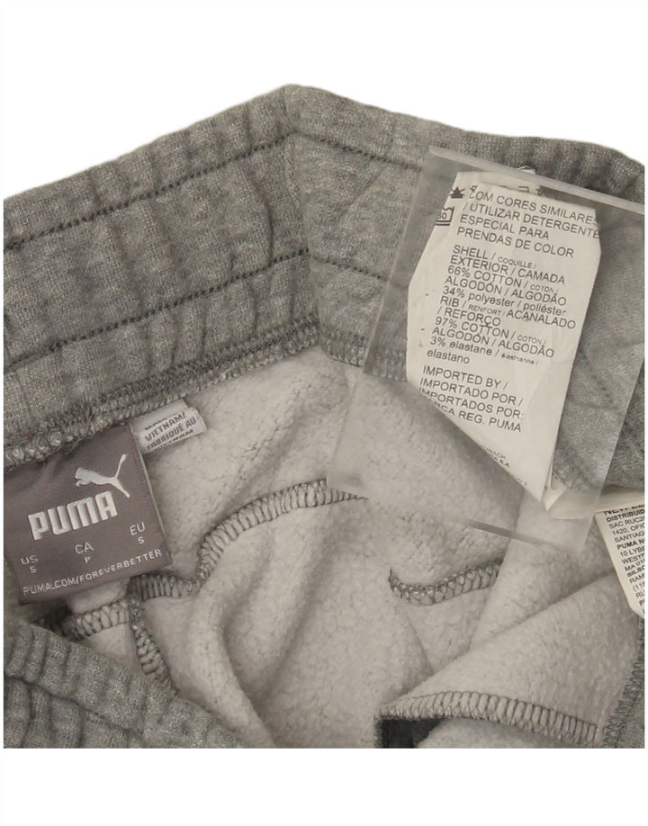 PUMA Pantaloni de trening grafic pentru bărbați Pantaloni de jogging Bumbac gri mic