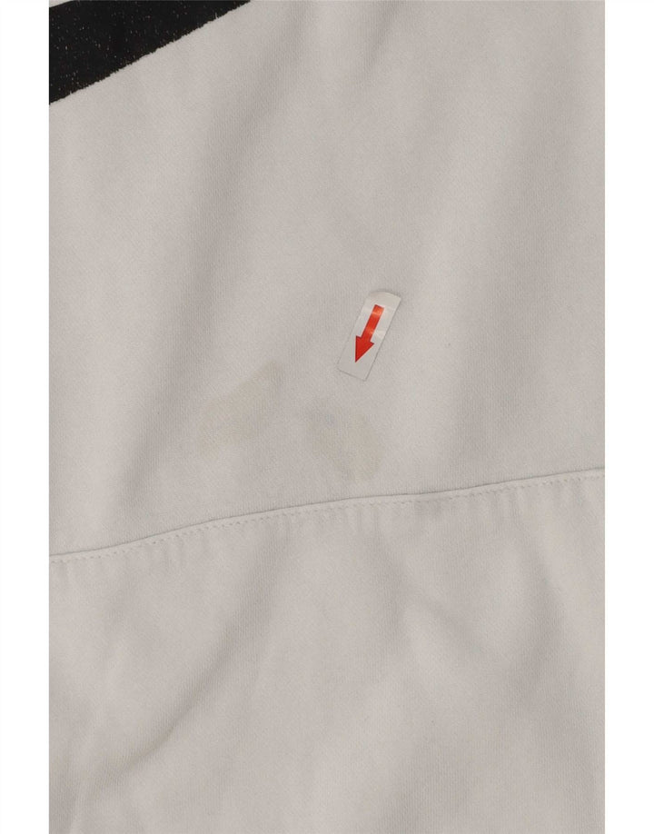 Pulover cu glugă grafic Nike pentru bărbați, mare, alb, bumbac