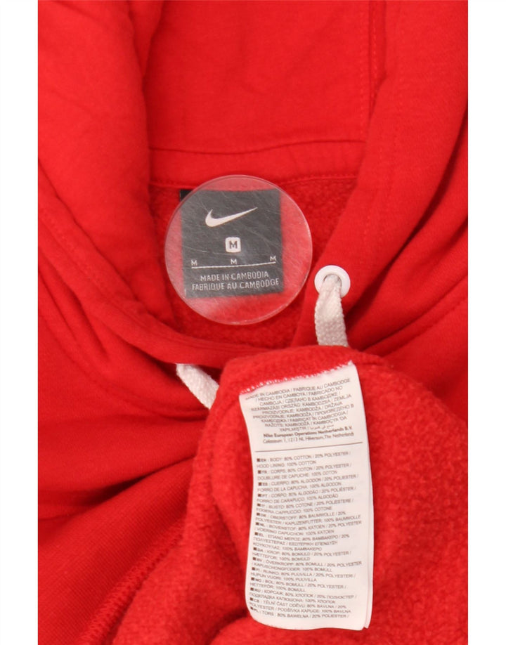 Pulover Nike pentru bărbați, bumbac roșu mediu