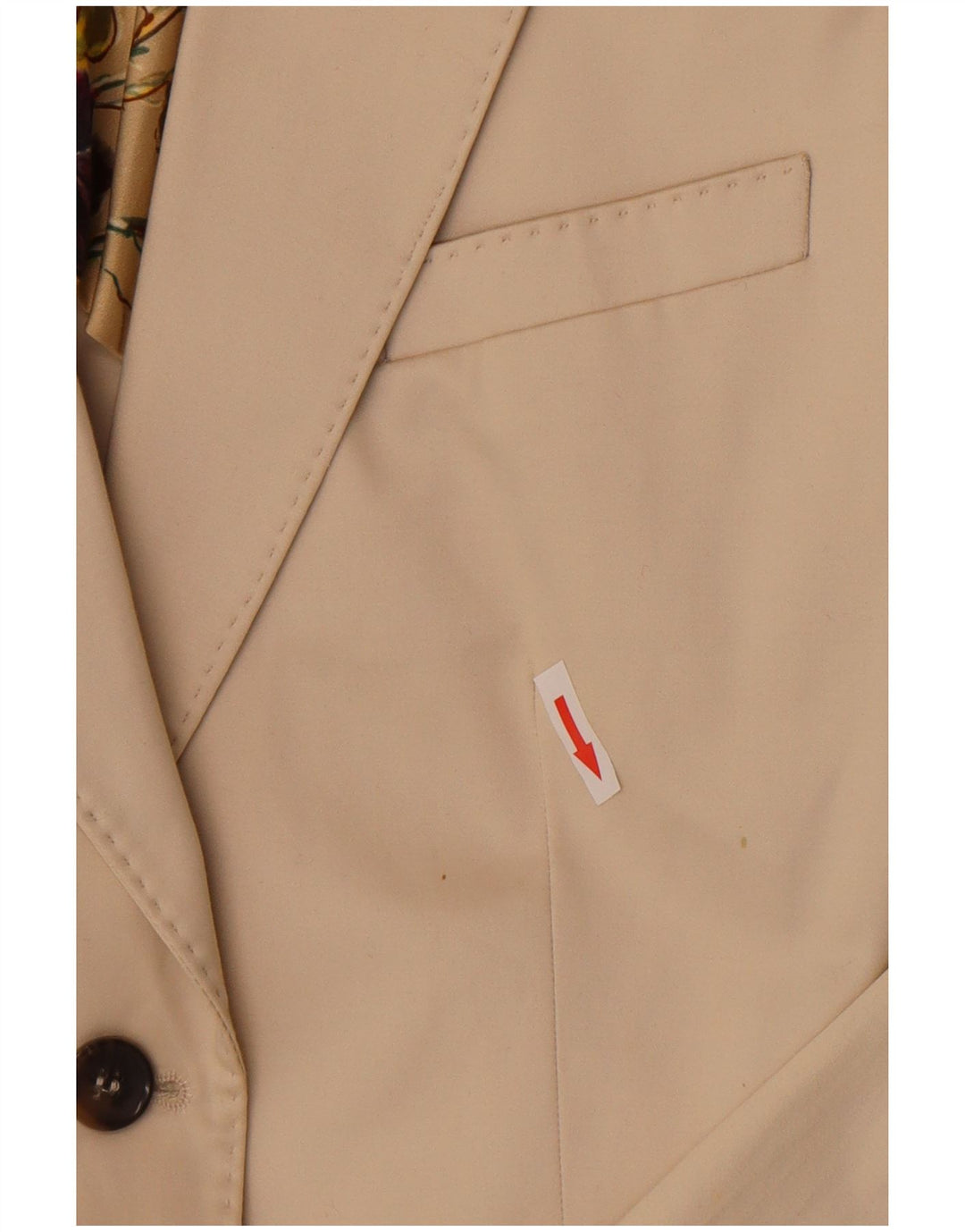 Jachetă pentru femei Dolce & Gabbana cu 2 nasturi IT 46 mare Bej Clasic