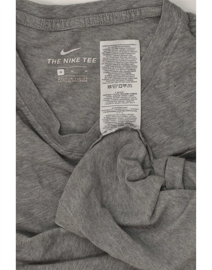 Tricou pentru bărbați Nike Top mediu gri bumbac cu pete