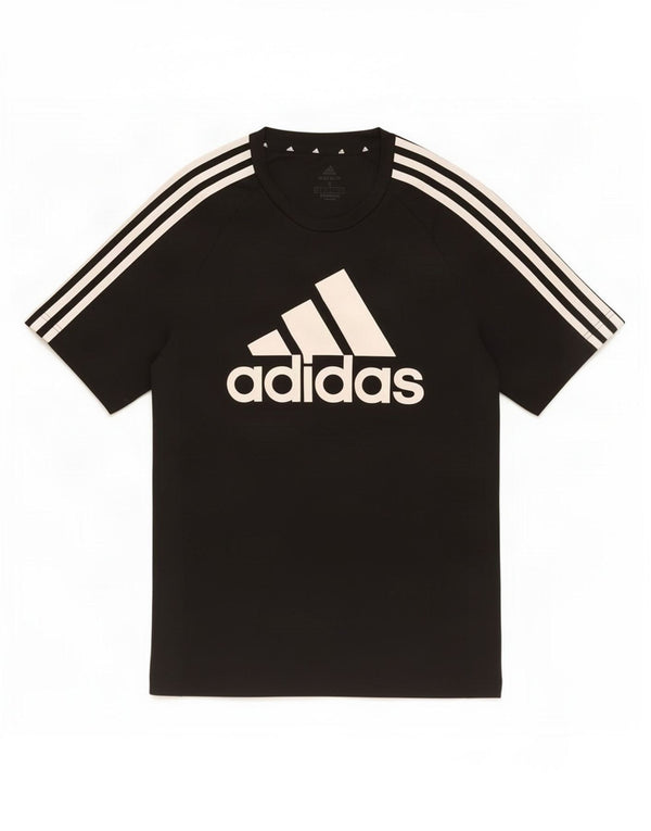 Tricou cu grafică Adidas Aeroready pentru bărbați Top mic poliester negru