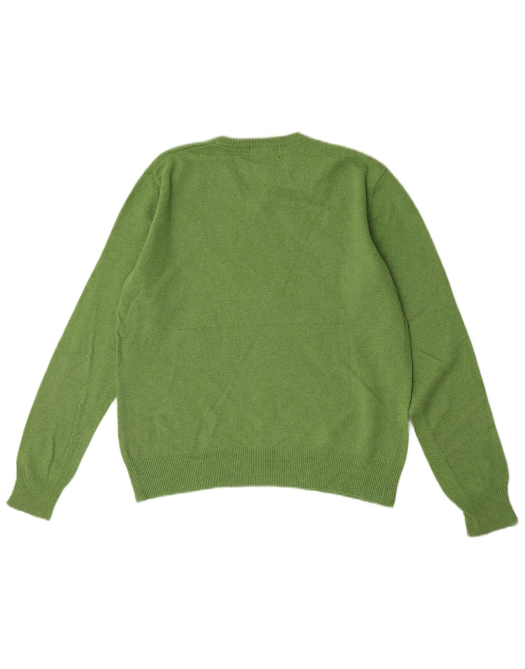 Pulover cu decolteu în V Kappa pentru bărbați, lână de miel mică, verde