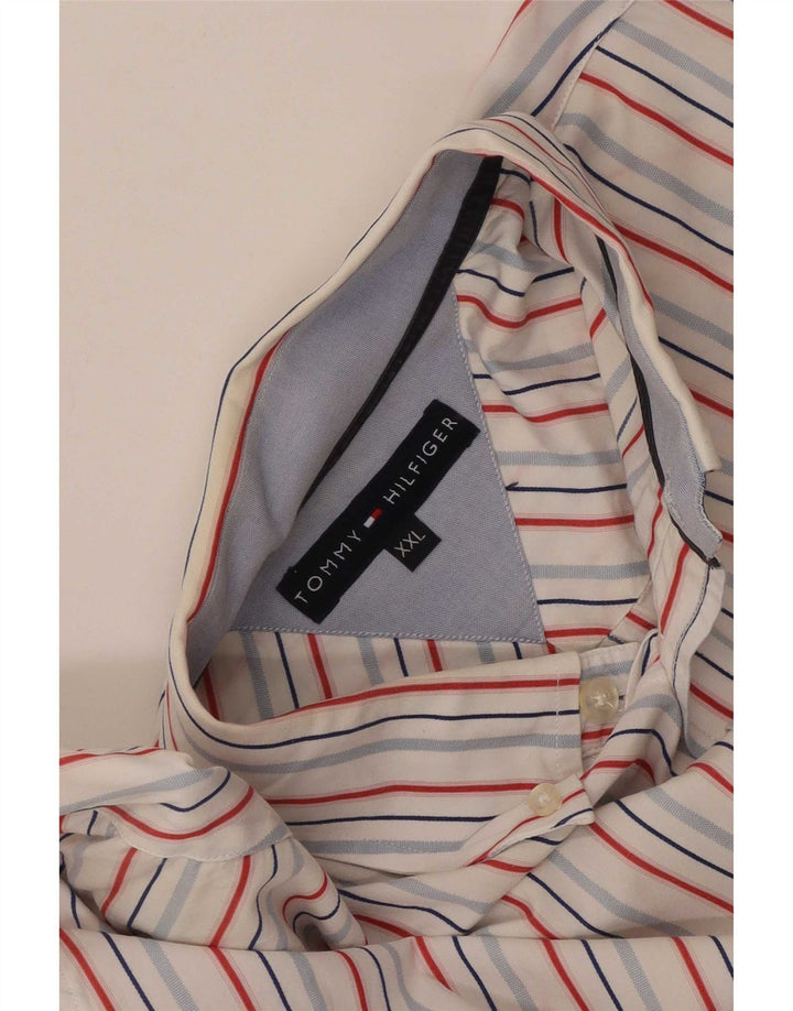 Cămașă pentru bărbați Tommy Hilfiger 2XL cu dungi albe