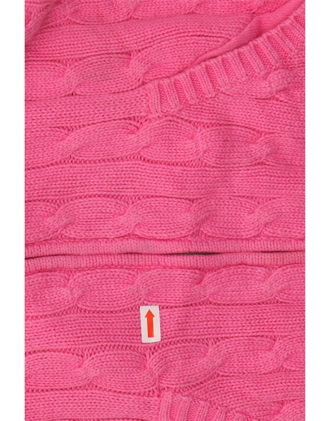 Pulover cardigan cu glugă pentru femei Ralph Lauren UK 16 mare bumbac roz